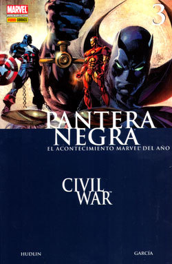 Portada del libro PANTERA NEGRA Nº 3: GIRA MUNDIAL. CIVIL WAR