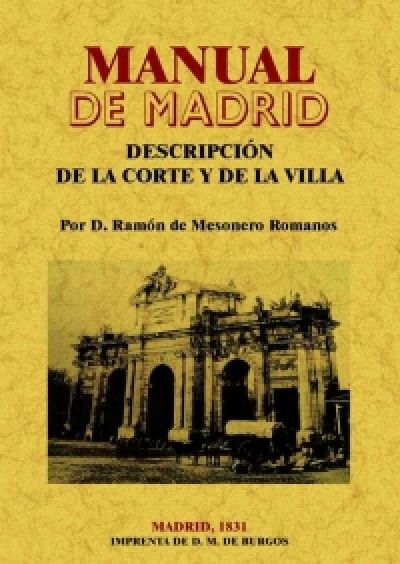 Portada de MANUAL DE MADRID. Descripción de la corte y de la villa
