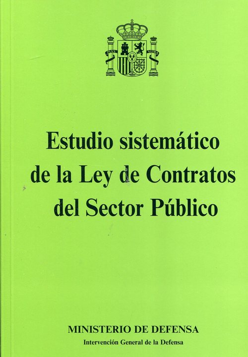 Portada de ESTUDIO SISTEMÁTICO DE LA LEY DE CONTRATOS DEL SECTOR PÚBLICO