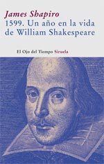 Portada de 1599. Un año en la vida de William Shakespeare