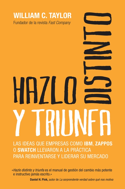 Portada del libro HAZLO DISTINTO Y TRIUNFA