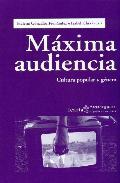 Portada del libro MÁXIMA AUDIENCIA. Cultura popular y género