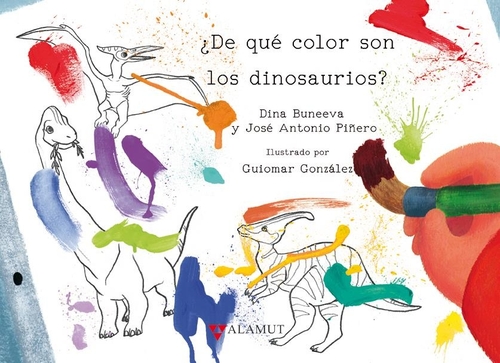 Portada del libro ¿DE QUÉ COLOR SON LOS DINOSAURIOS?