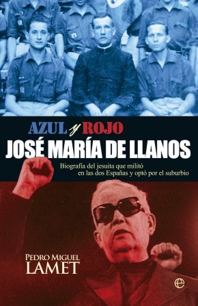 Portada de AZUL Y ROJO. José María de Llanos