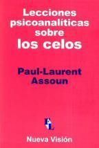 Portada del libro LECCIONES PSICOANALÍTICAS SOBRE LOS CELOS