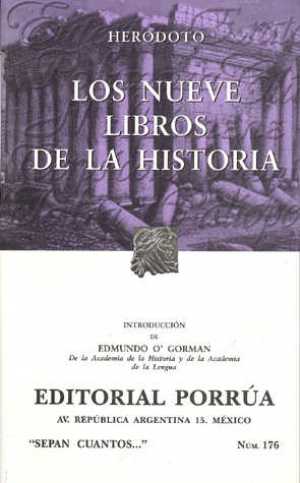 Portada del libro LOS NUEVE LIBROS DE LA HISTORIA