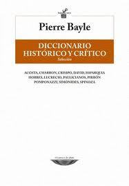 Portada de DICCIONARIO HISTÓRICO Y CRÍTICO