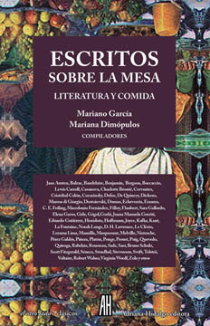 Portada de ESCRITOS SOBRE LA MESA. Literatura y comida