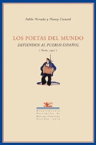 Portada del libro LOS POETAS DEL MUNDO DEFIENDEN AL PUEBLO ESPAÑOL (PARÍS, 1937)