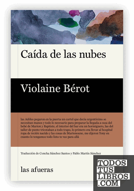 Portada de CAÍDA DE LAS NUBES