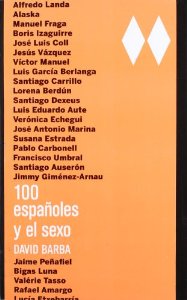 Portada del libro 100 ESPAÑOLES Y EL SEXO
