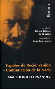 Portada de PAPELES DE RECIENVENIDO Y CONTINUACIÓN DE LA NADA