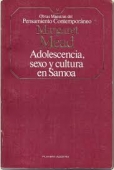 Portada de ADOLESCENCIA, SEXO Y CULTURA EN SAMOA