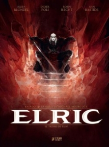 Portada del libro ELRIC. 1. EL TRONO DE RUBI