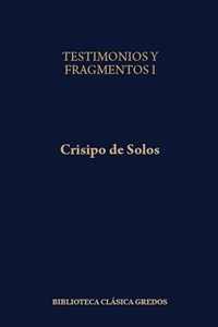 TESTIMONIOS Y FRAGMENTOS I