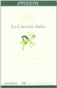 Portada del libro LA CUESTIÓN JUDÍA. ESTUDIO INTRODUCTORIO DE REYES MATE