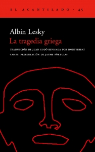 Portada del libro LA TRAGEDIA GRIEGA