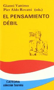 Portada de EL PENSAMIENTO DÉBIL