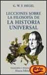 Portada del libro LECCIONES SOBRE LA FILOSOFÍA DE LA HISTORIA UNIVERSAL