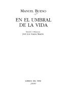 Portada del libro EN EL UMBRAL DE LA VIDA