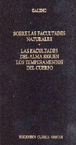 Portada de SOBRE LAS FACULTADES NATURALES.LAS FACULTADES DEL ALMA SIGUEN LOS TEMPERAMENTOS DEL CUERPO