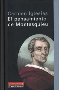 Portada del libro EL PENSAMIENTO DE MONTESQUIEU